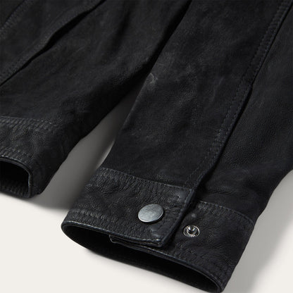 Leather Jean Jacket Black - Stetson