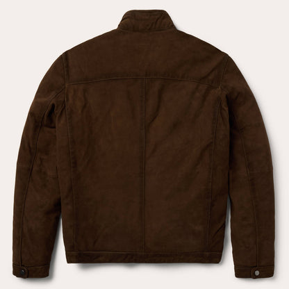 Suede Moto Jacket Brown - Stetson
