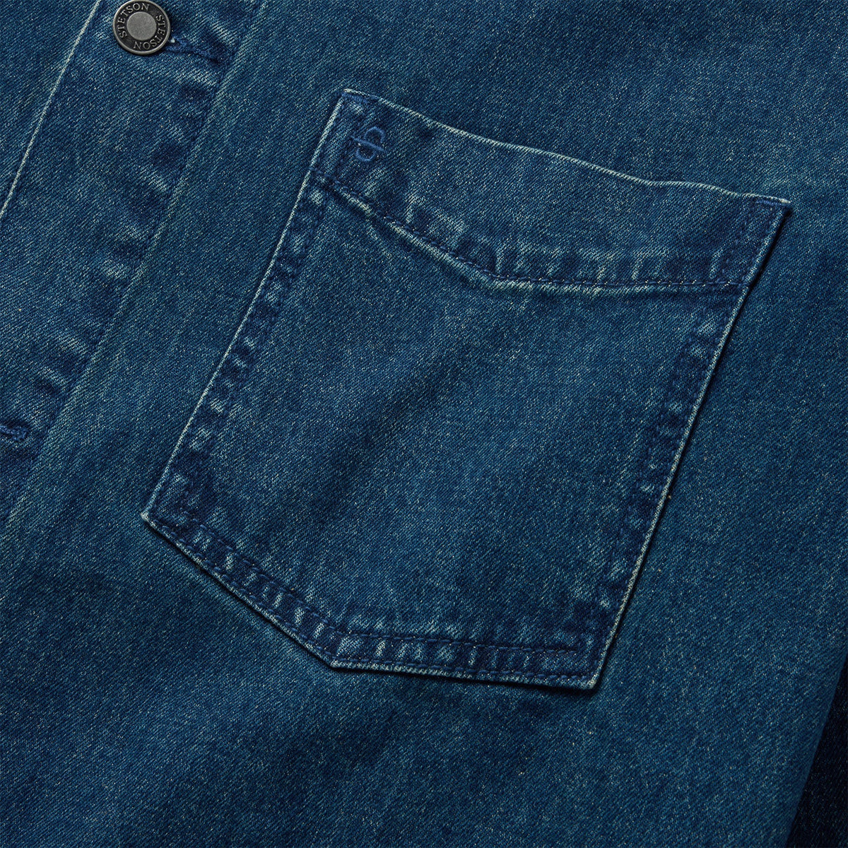 Stone Wash Denim Jacket Blue - Stetson