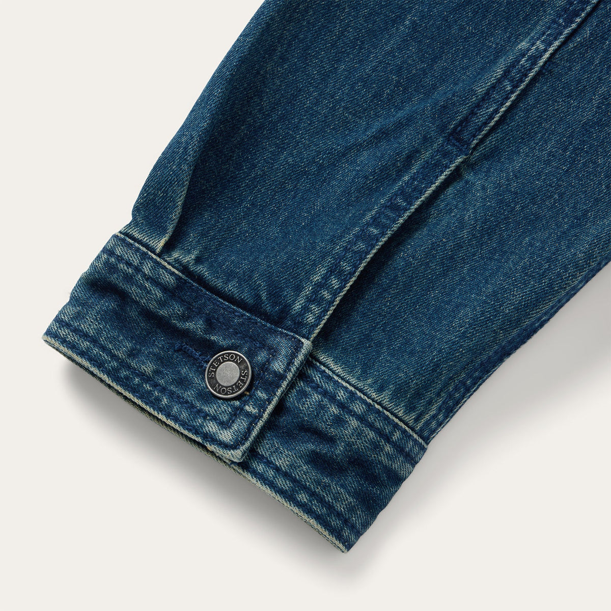 Stone Wash Denim Jacket Blue - Stetson