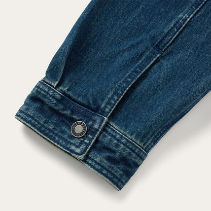 Stone Wash Denim Jacket Blue - Stetson
