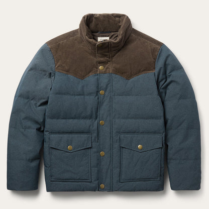 Western Down Fill Jacket Blue - Stetson