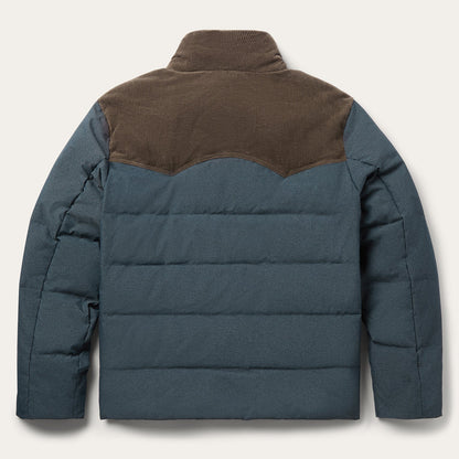 Western Down Fill Jacket Blue - Stetson