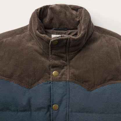 Western Down Fill Jacket Blue - Stetson