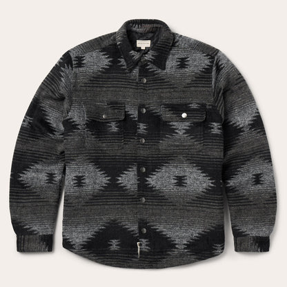 Southwestern Flannel Jacket Black - Stetson