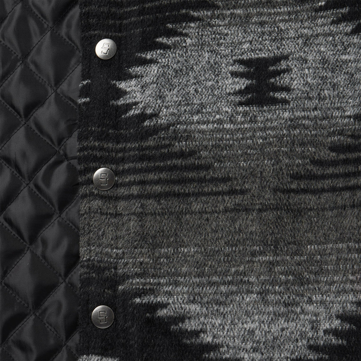 Southwestern Flannel Jacket Black - Stetson