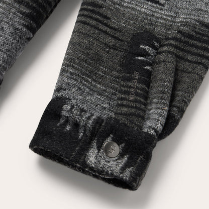Southwestern Flannel Jacket Black - Stetson