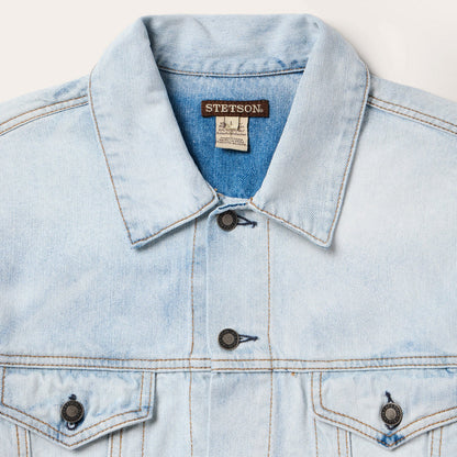 Light Denim Trucker Jacket Blue - Stetson
