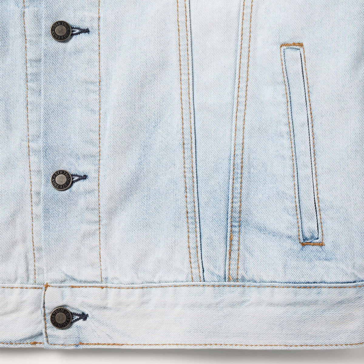 Light Denim Trucker Jacket Blue - Stetson