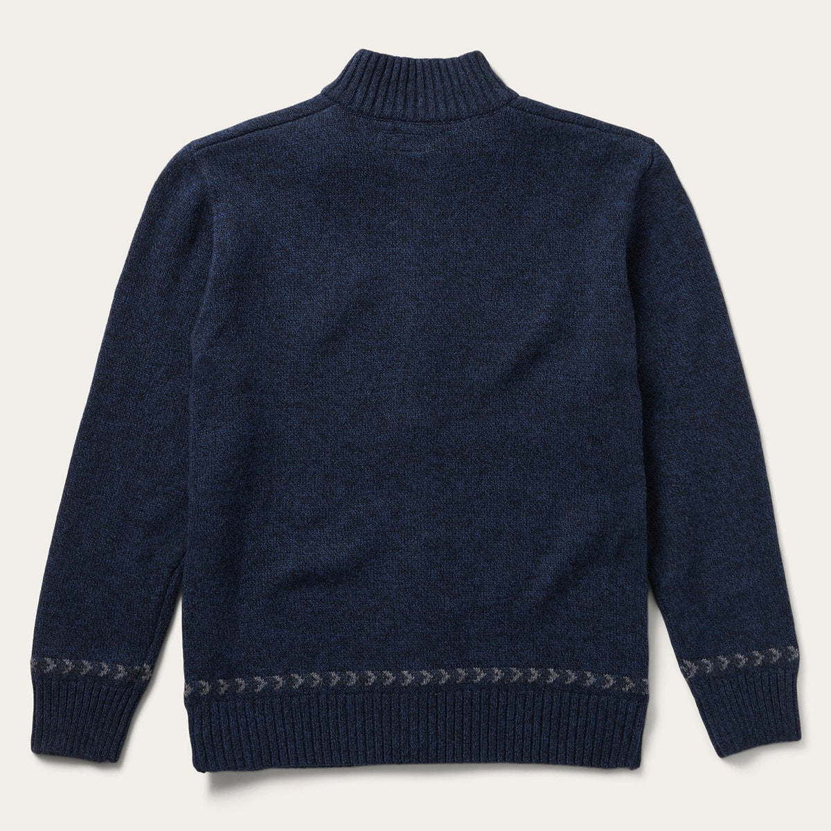 Navy Aztec Cardigan Blue - Stetson