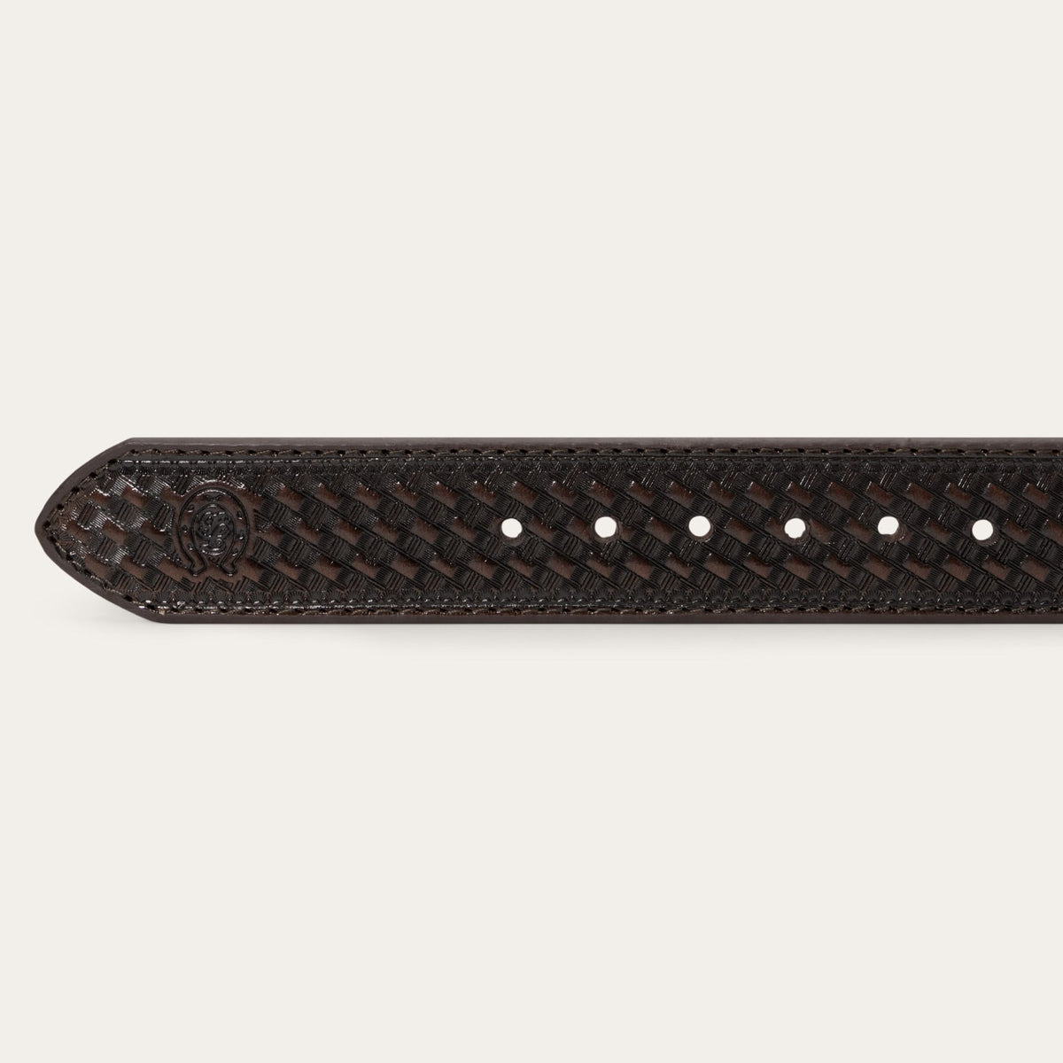 Tommy Bahama x Stetson Tooled Leather Belt Brown - Stetson