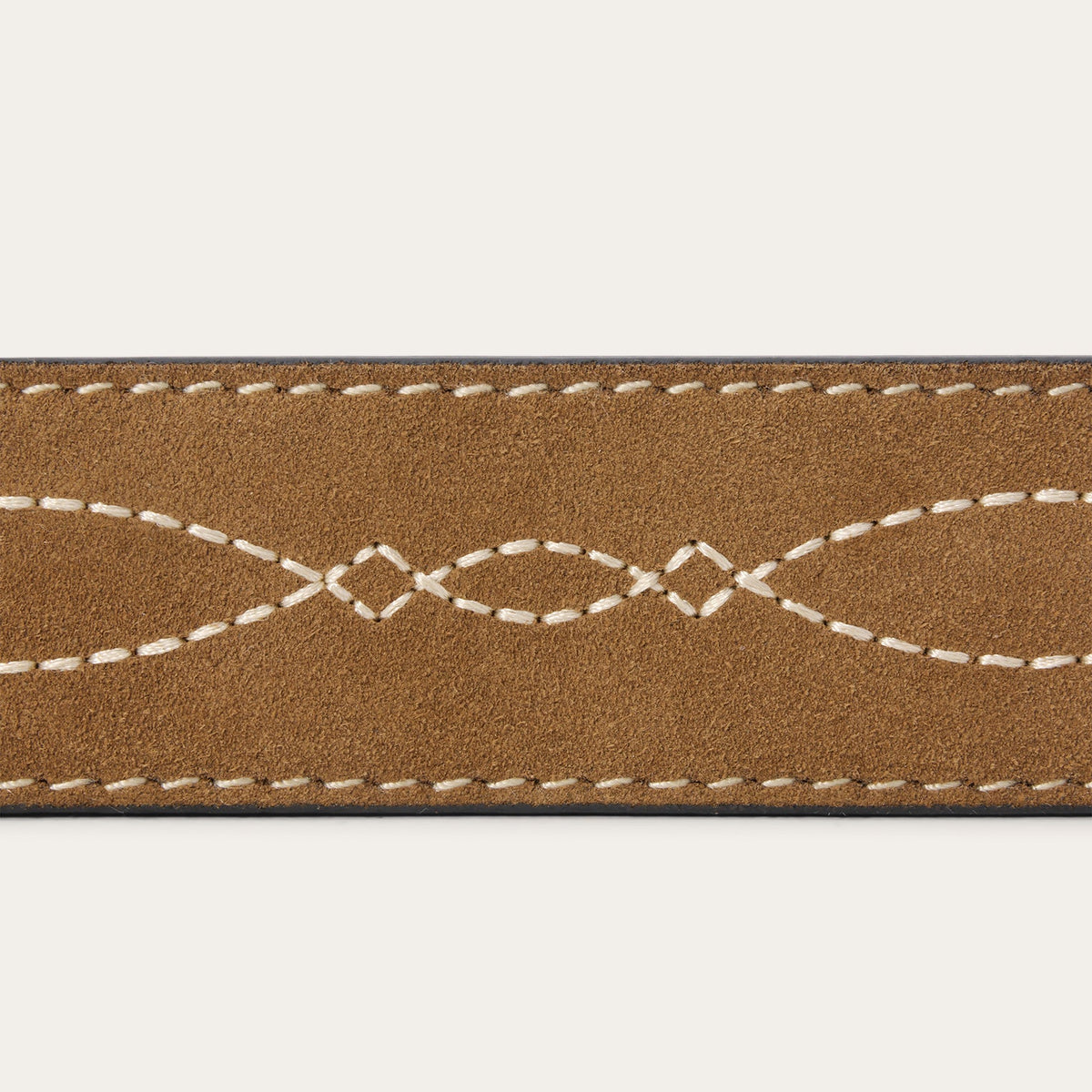 Tooled Tapered Belt Brown/Sand - Stetson