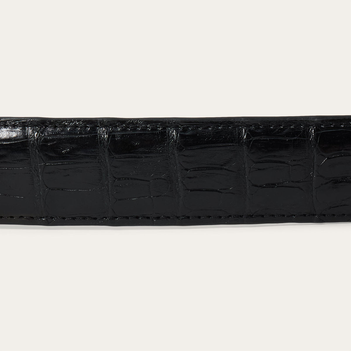 Caiman Tapered Belt Black Classic - Stetson