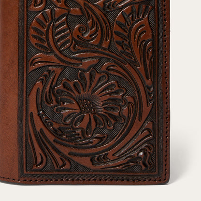 Tooled Checkbook Brown - Stetson