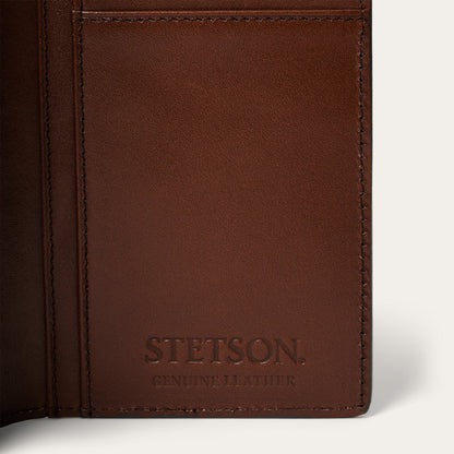 Tooled Checkbook Brown - Stetson