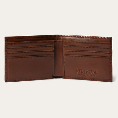 Tooled Bi-Fold Wallet Brown - Stetson