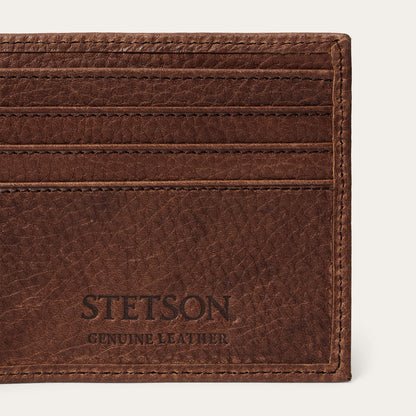 Steer Head Bi-Fold Wallet Brown - Stetson