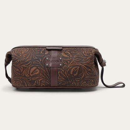 160th Anniversary Tooled Leather Dopp Kit Brown - Stetson