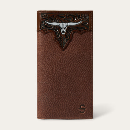 Steer Head Checkbook Brown - Stetson