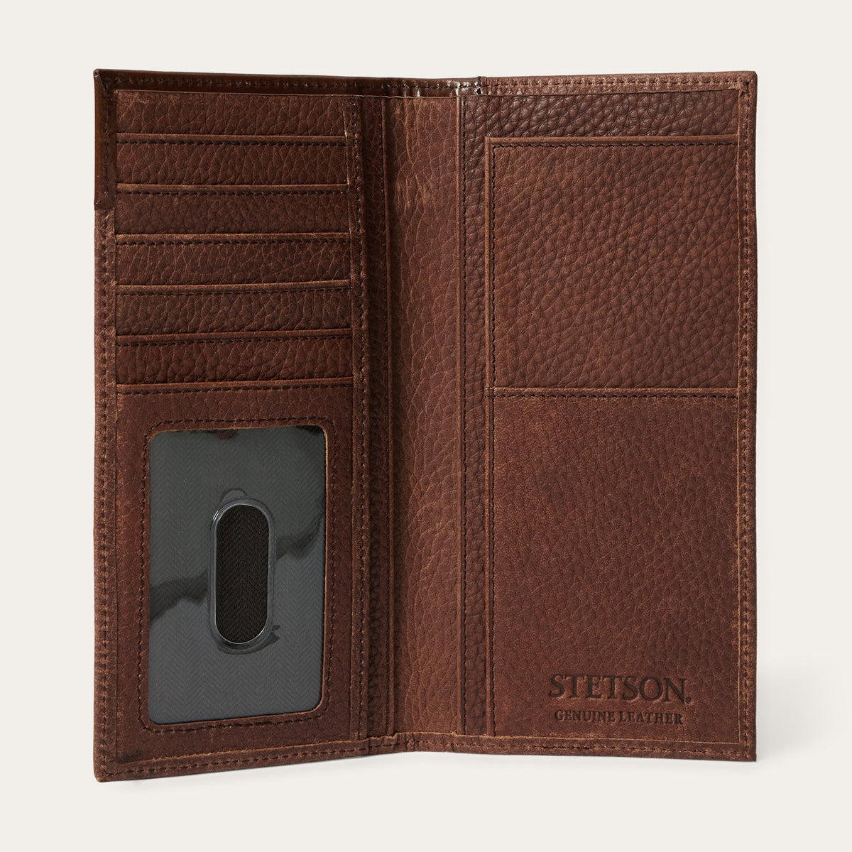 Steer Head Checkbook Brown - Stetson