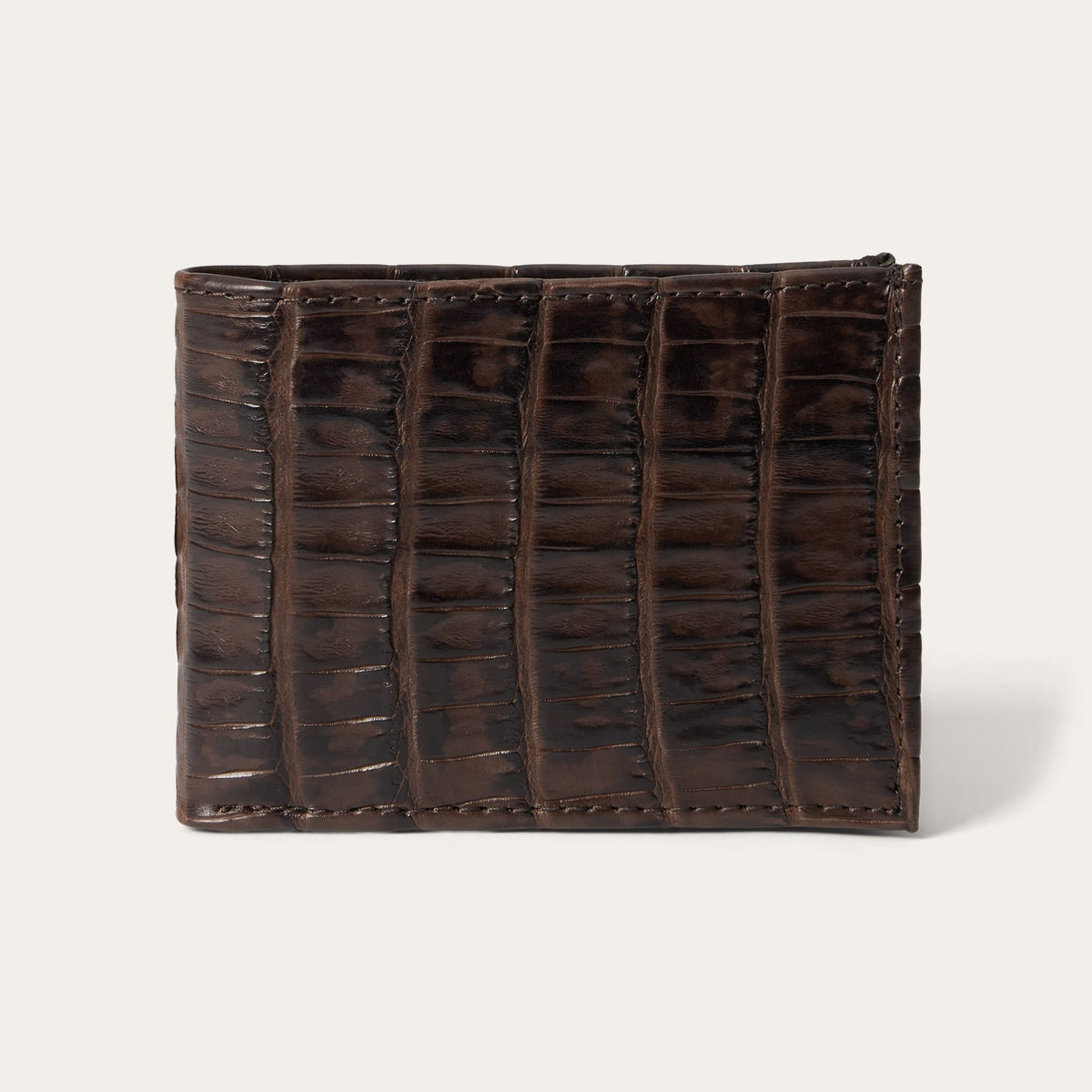Caiman Bi-Fold Wallet Cigar Classic - Stetson