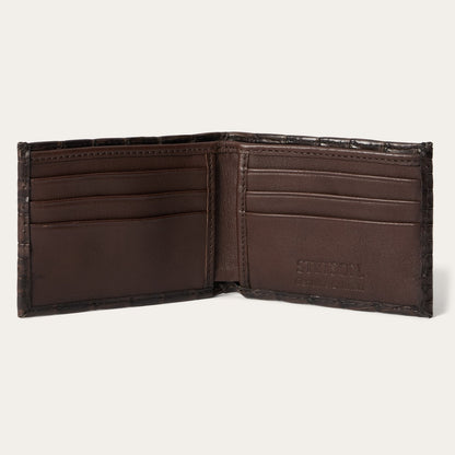 Caiman Bi-Fold Wallet Cigar Classic - Stetson