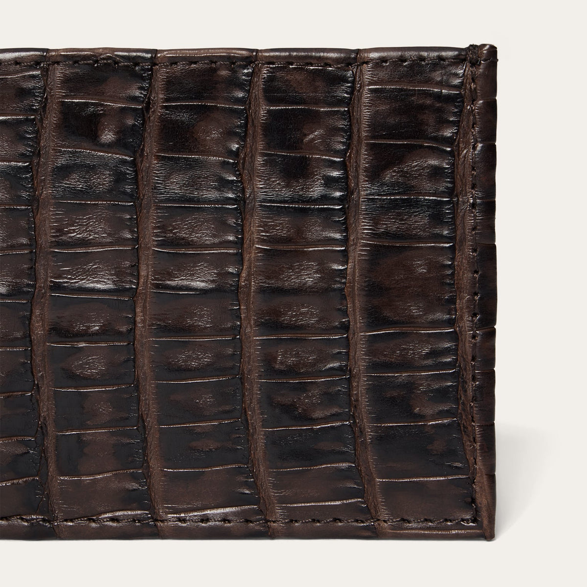 Caiman Bi-Fold Wallet Cigar Classic - Stetson