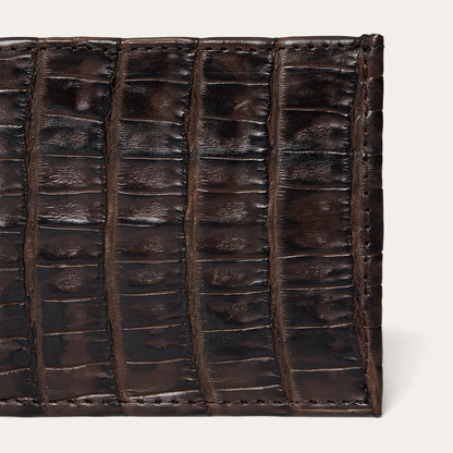 Caiman Bi-Fold Wallet Cigar Classic - Stetson