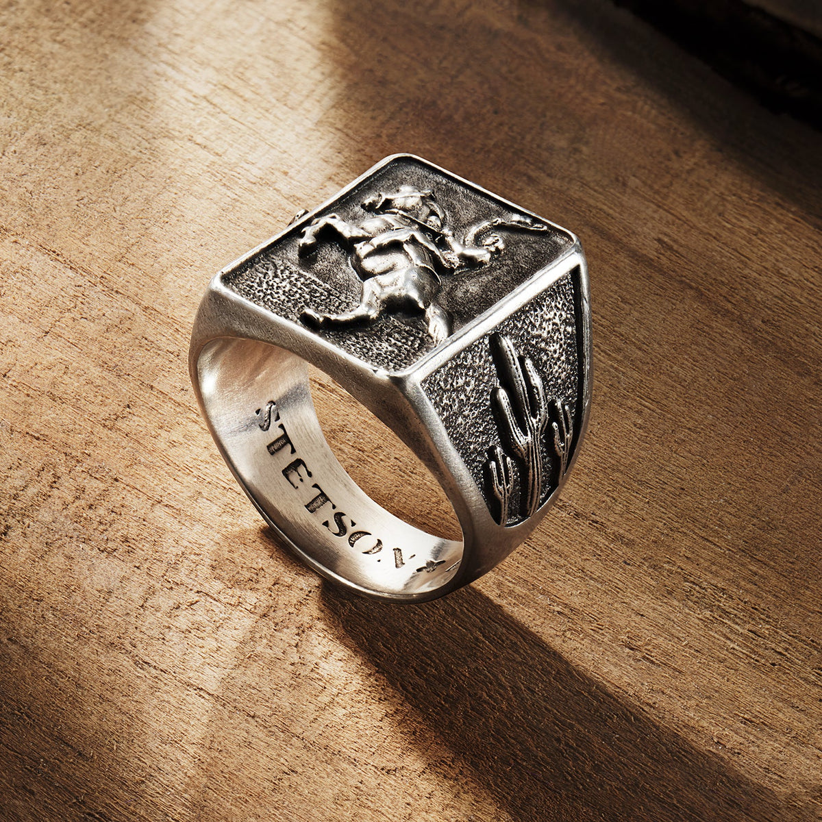 Cowboy Ring Silver - Stetson