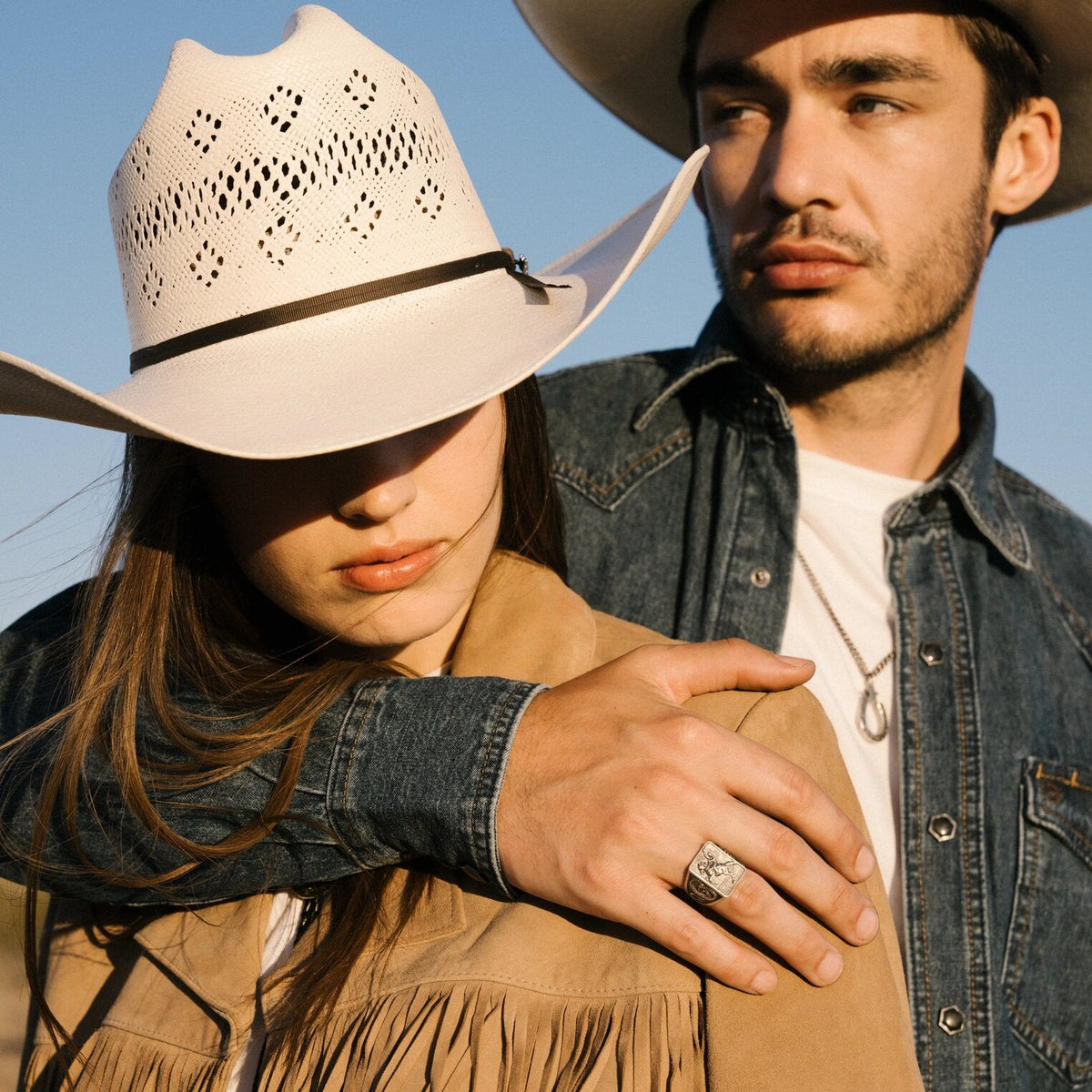 Cowboy Ring Silver - Stetson