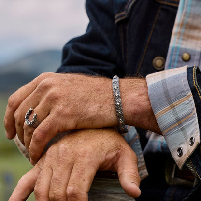 Rattlesnake Cuff Select a size - Stetson