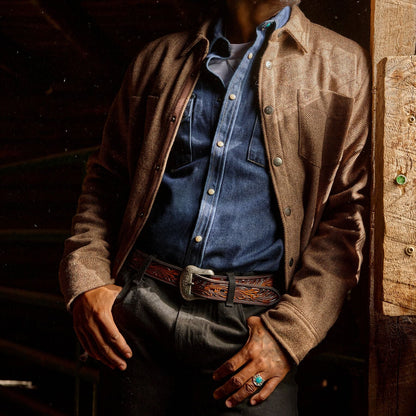 Horseshoe Ring with Turquoise Select a size - Stetson