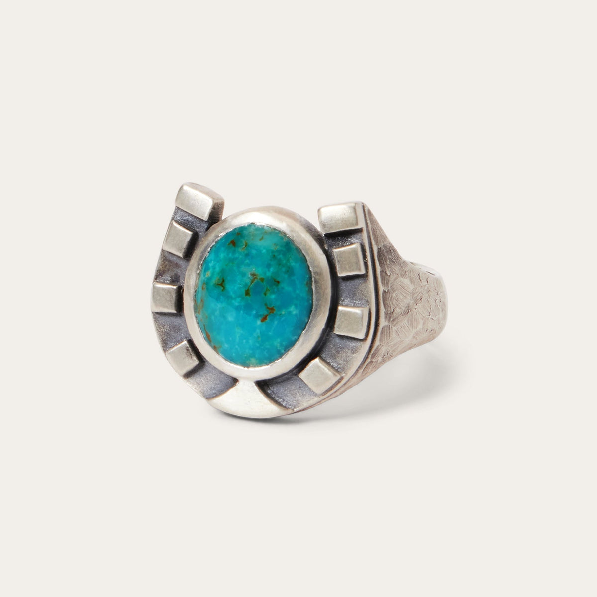 Horseshoe Ring with Turquoise Select a size - Stetson