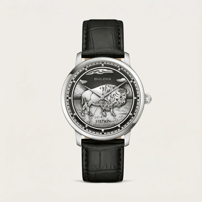Bulova x Stetson Bison Watch Black - Stetson