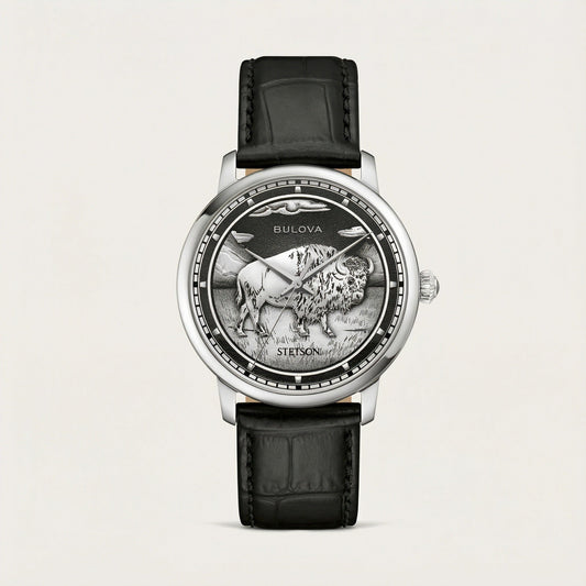 Bulova x Stetson Bison Watch Black - Stetson