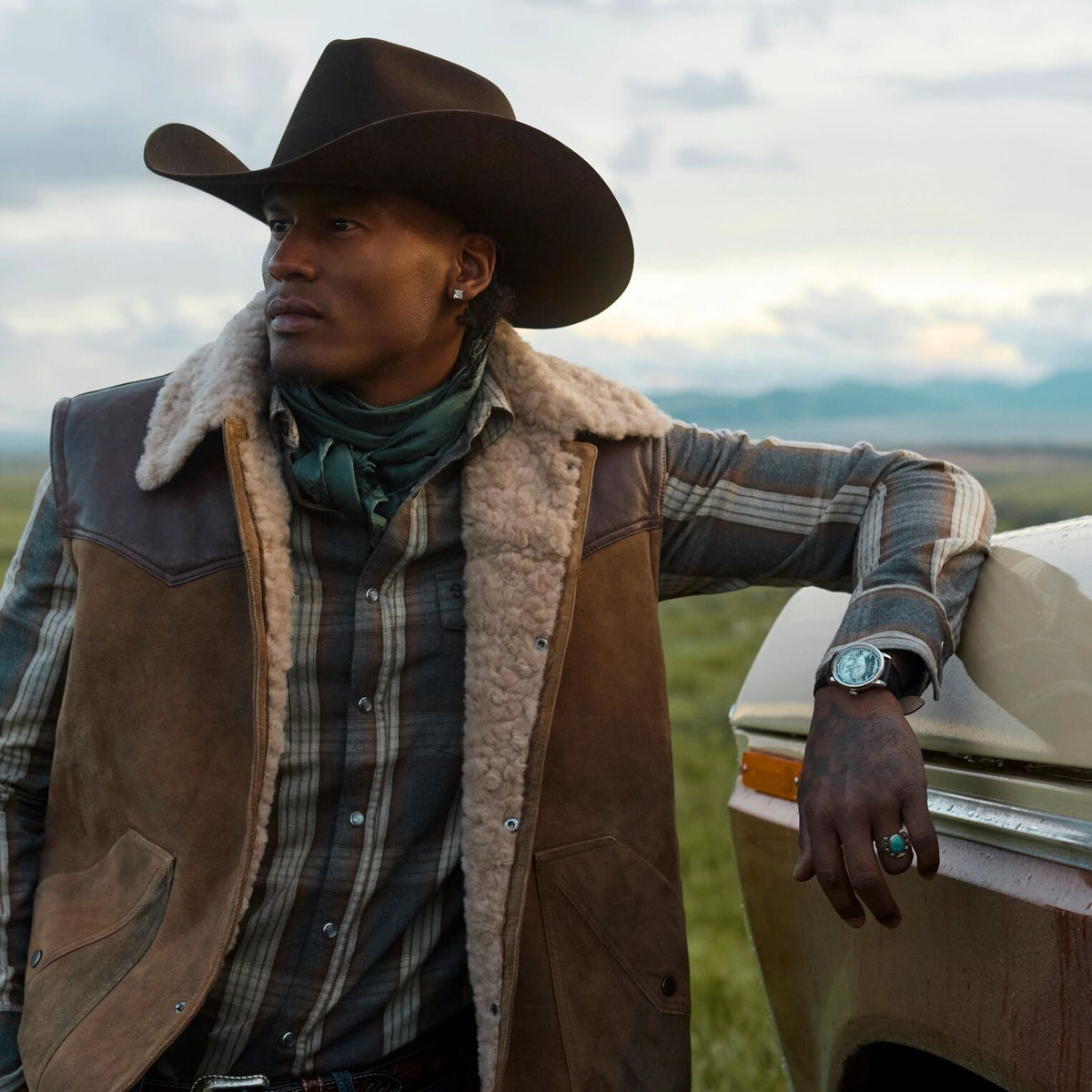 Bulova x Stetson Bison Watch Black - Stetson