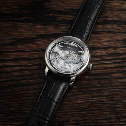 Bulova x Stetson Bison Watch Black - Stetson