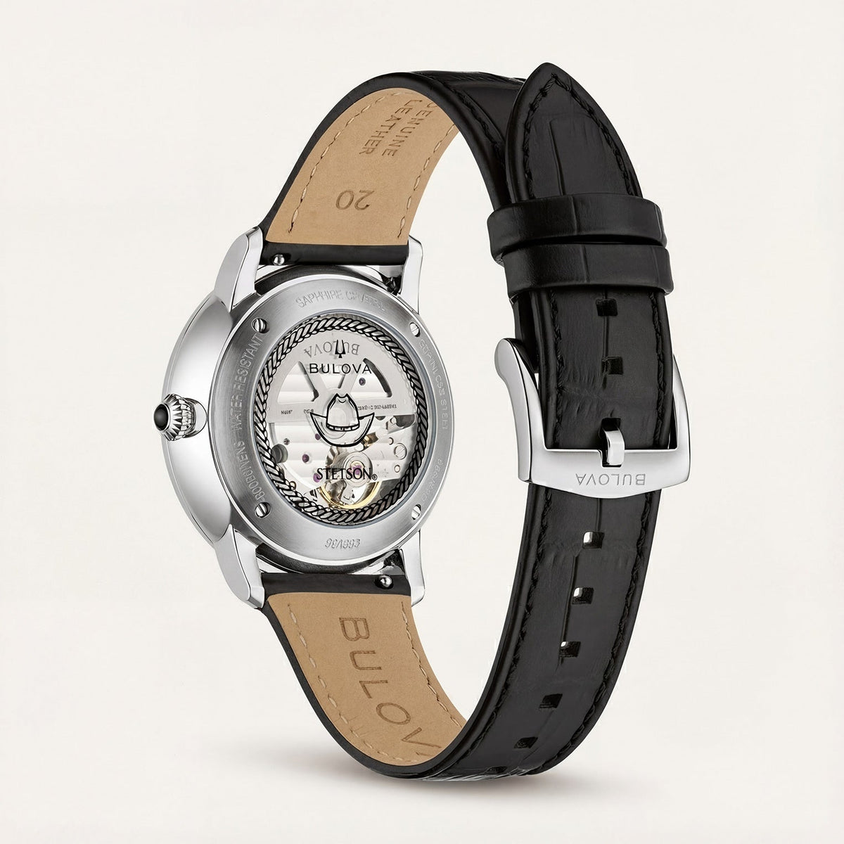 Bulova x Stetson Bison Watch Black - Stetson