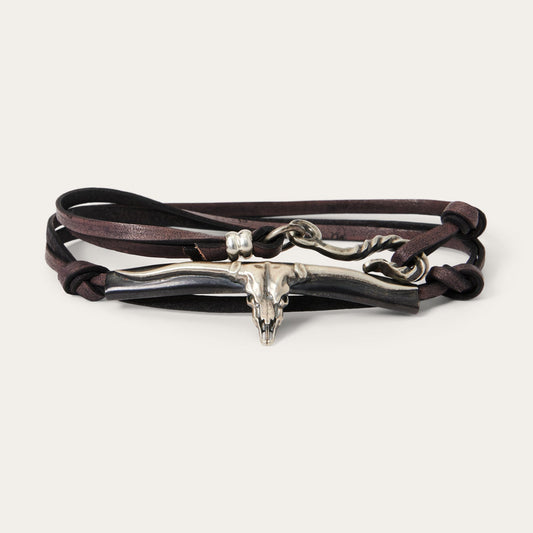 Longhorn Wrap Bracelet Select a size - Stetson