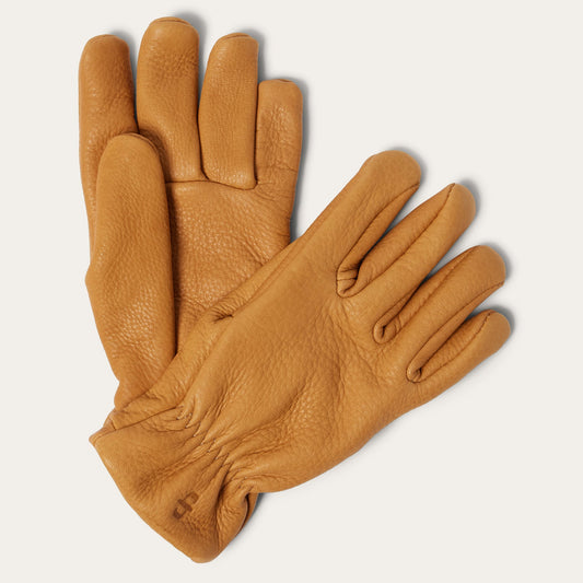 Deerskin Roper Glove - Lined Saddle Tan - Stetson