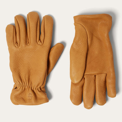Deerskin Roper Glove - Lined Saddle Tan - Stetson