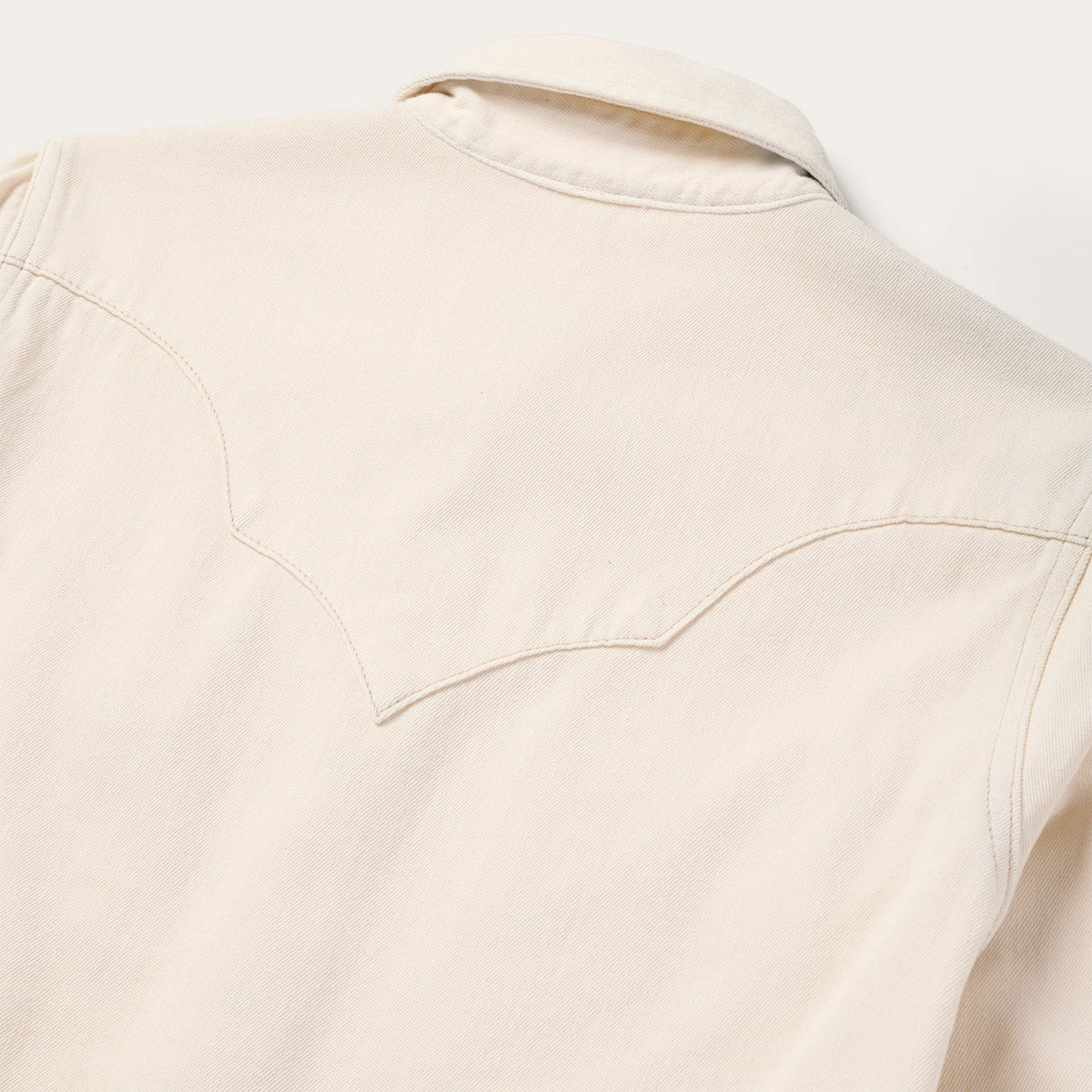 Turquoise Snap Western Denim Shirt Cream - Stetson