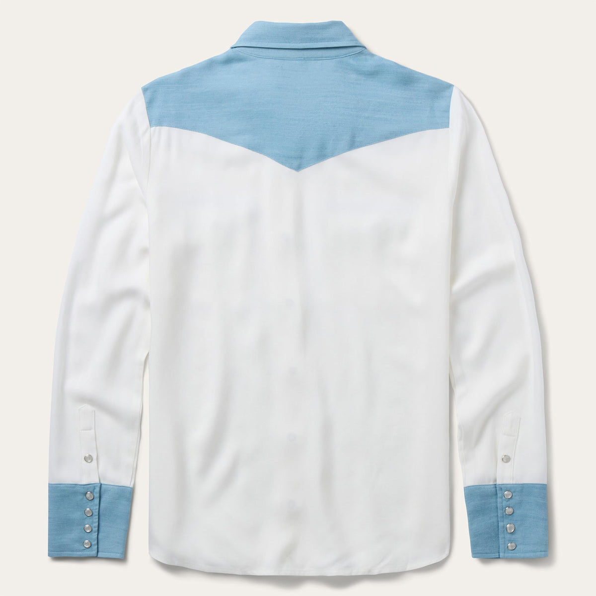 Denim Western Shirt White - Stetson