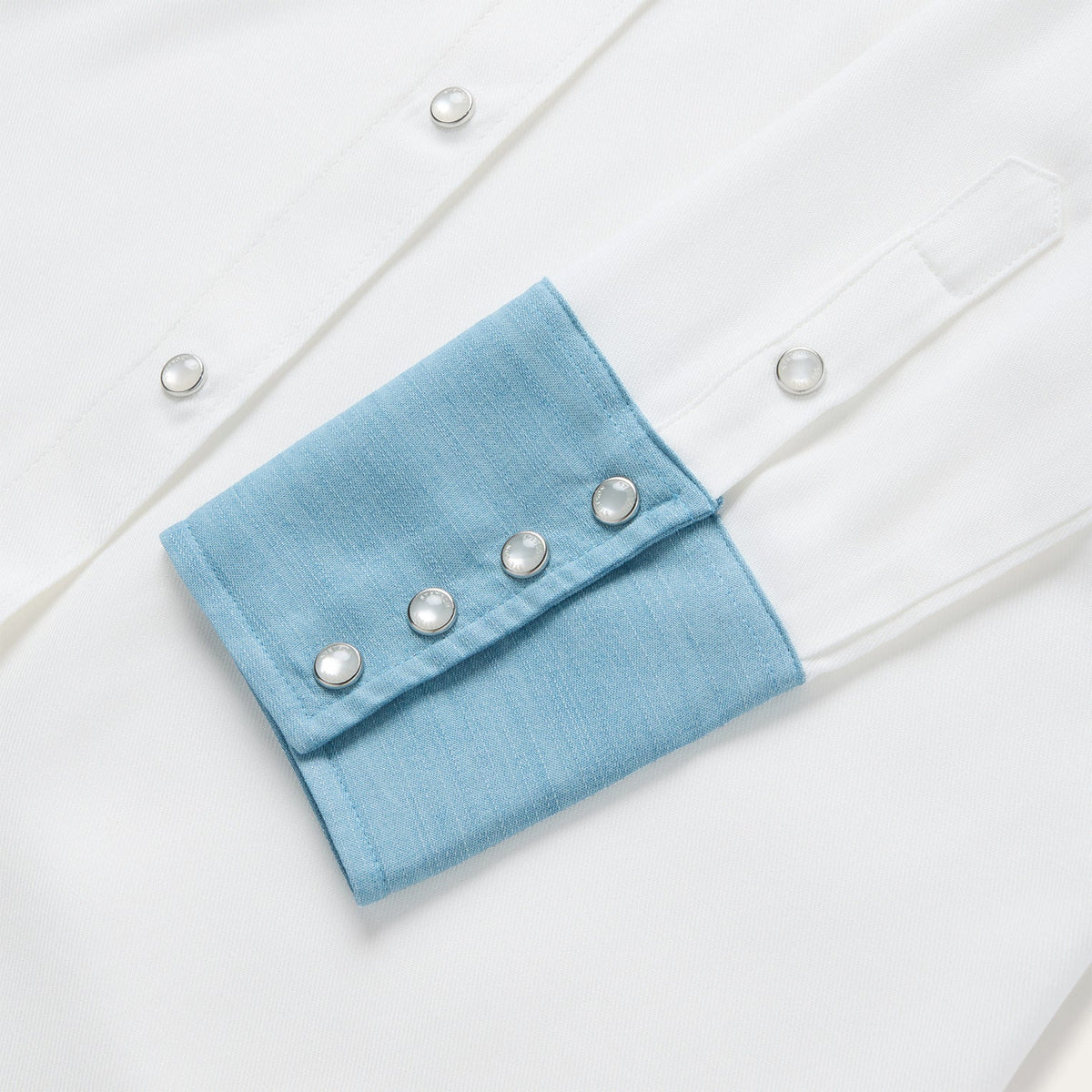 Denim Western Shirt White - Stetson
