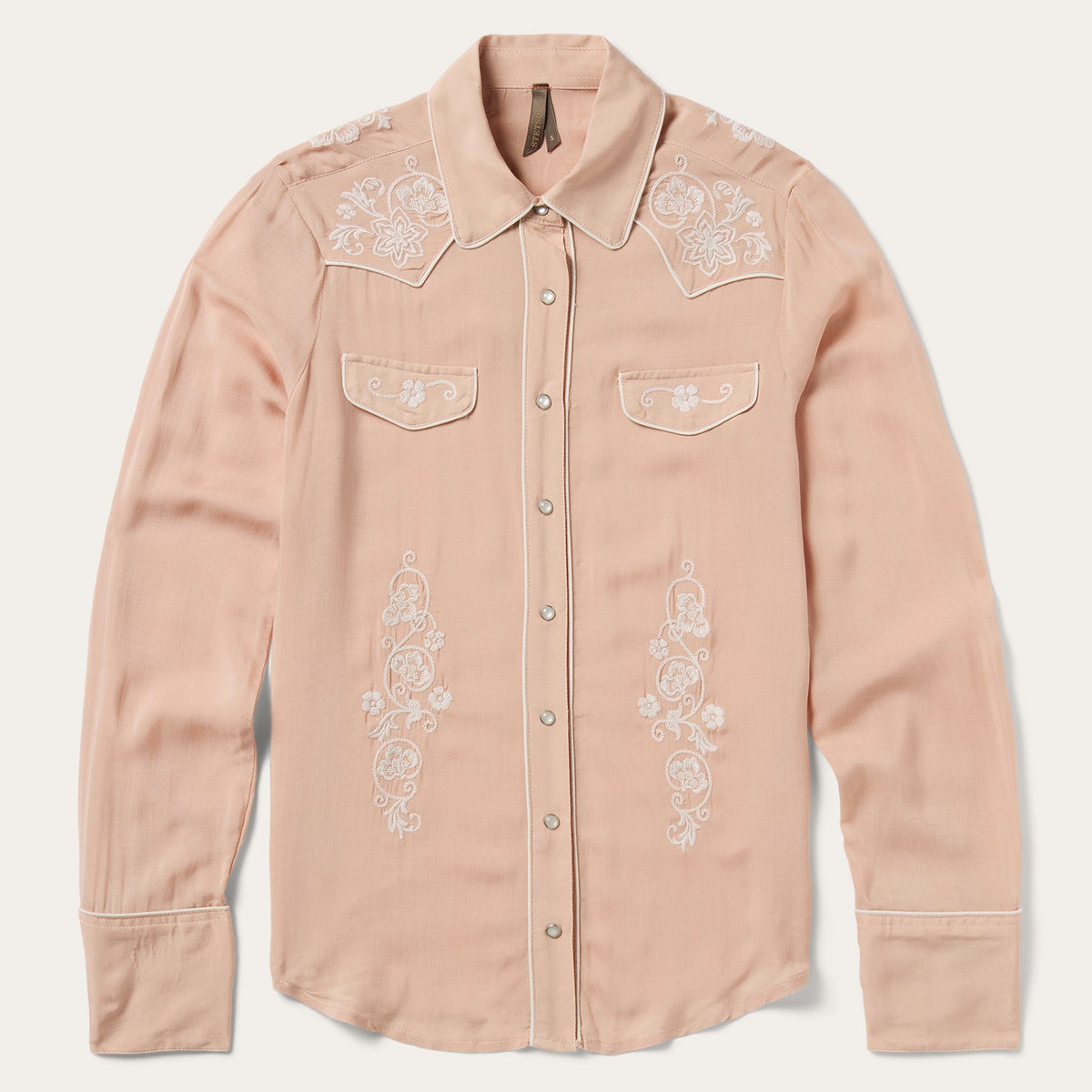 Blush Embroidered Western Shirt Pink - Stetson