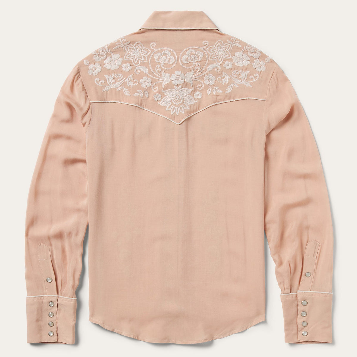 Blush Embroidered Western Shirt Pink - Stetson