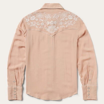 Blush Embroidered Western Shirt Pink - Stetson
