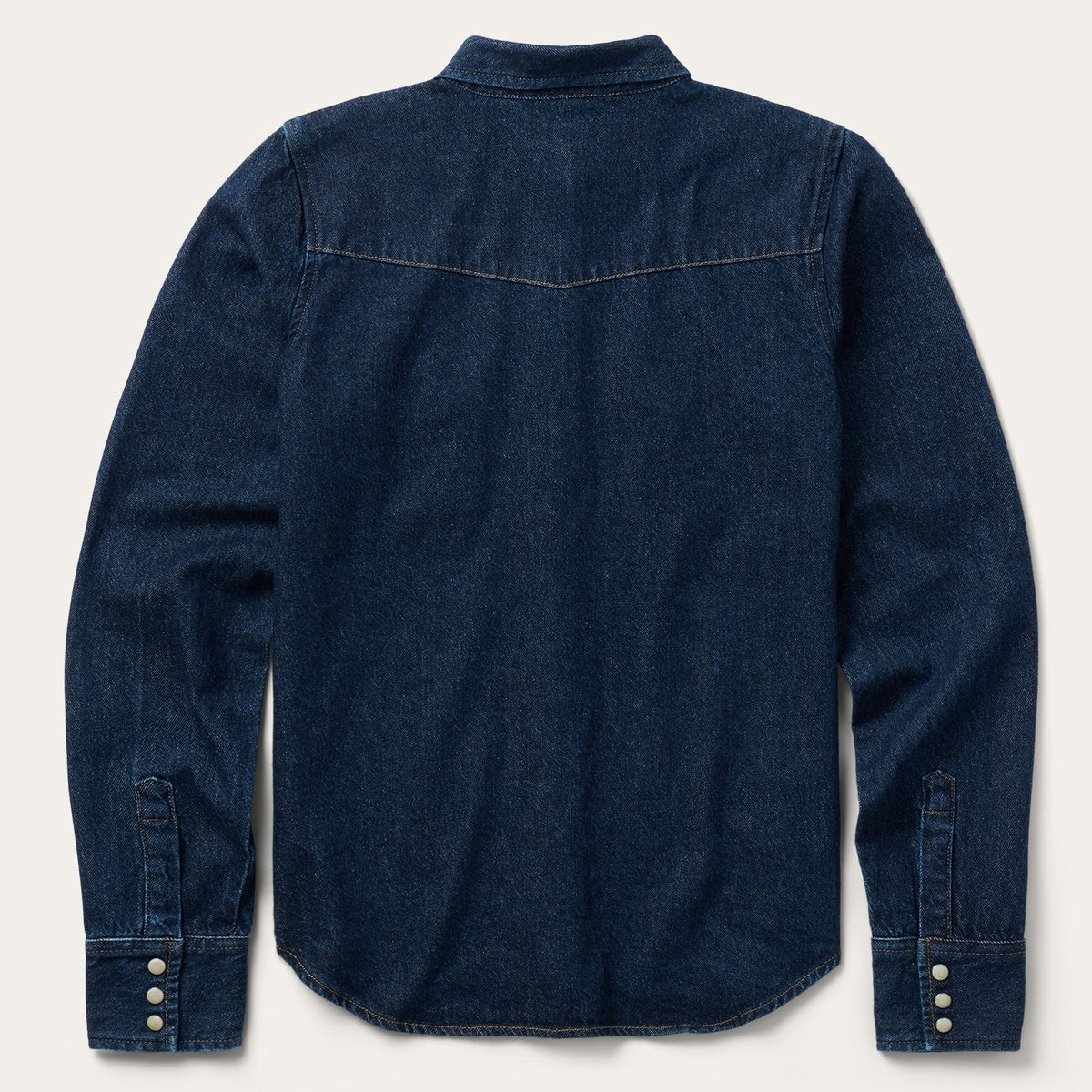 Raw Denim Western Shirt Blue - Stetson