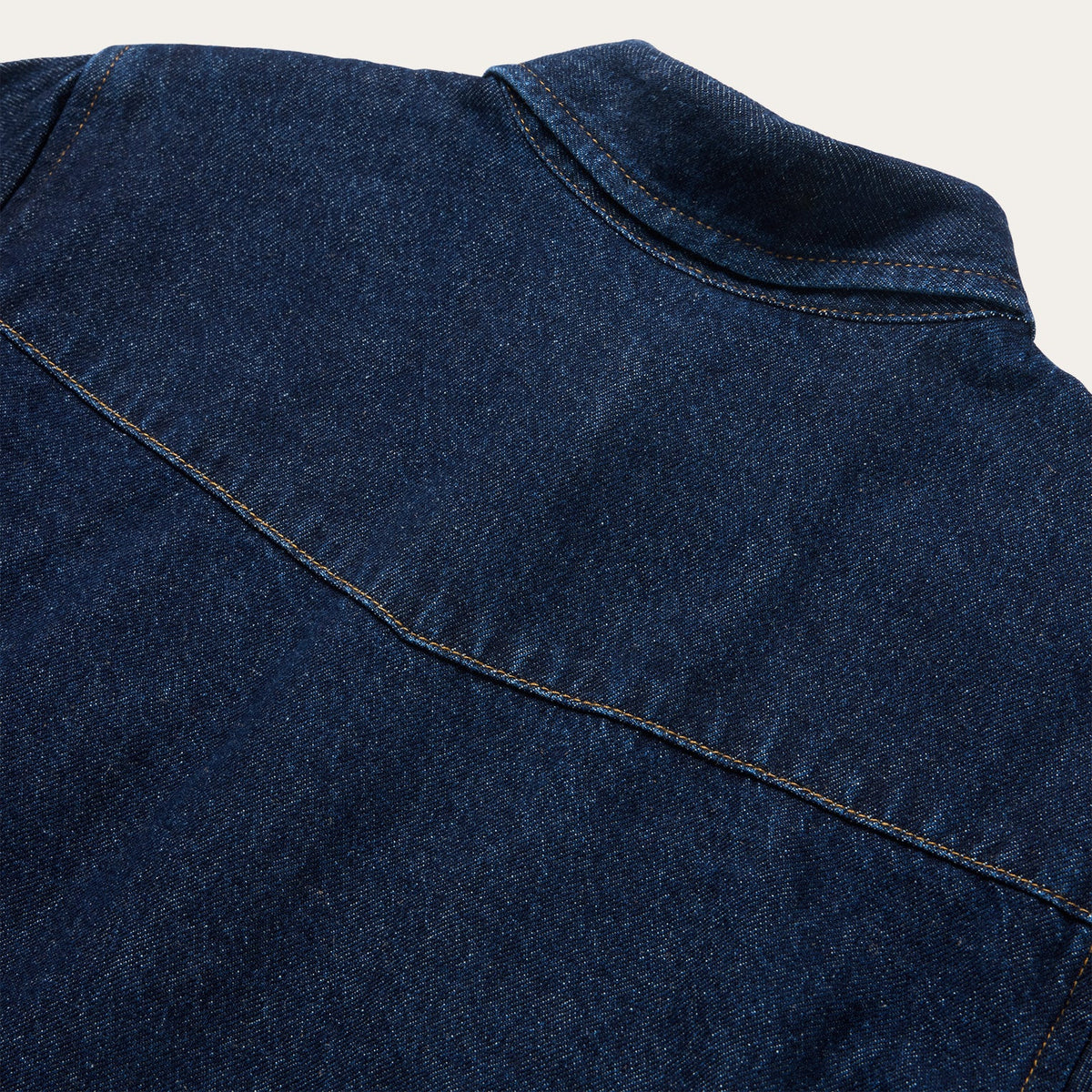 Raw Denim Western Shirt Blue - Stetson