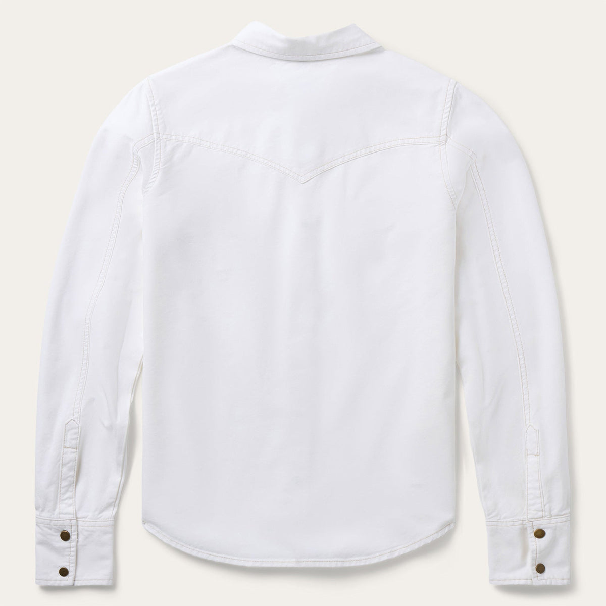 Smile Pocket Denim Shirt White - Stetson